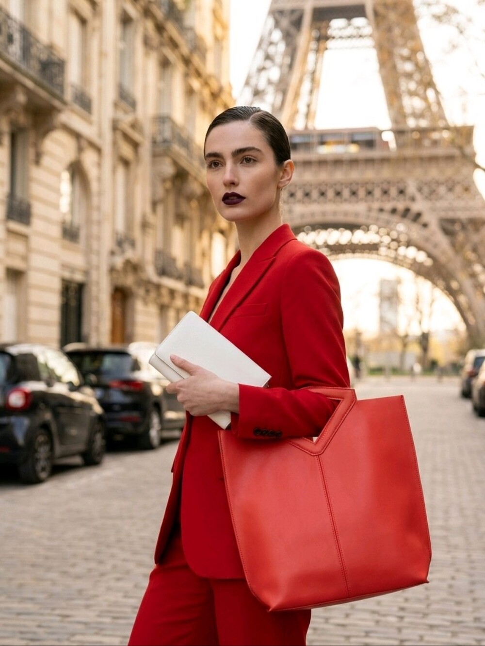 KENZO Red Tote Handbag Beautiful NWT
